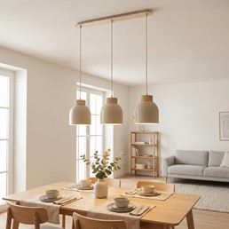 Lampa Wisząca VIGO 3 Beżowy