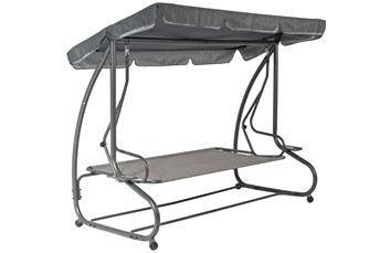 Huśtawka Ogrodowa GRACJA Rozkładana Szary