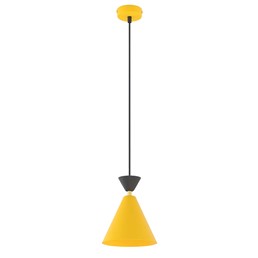 Lampa Wisząca KLEVER 1 Pomarańczowy/Czarny