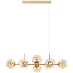 Lampa Wisząca ROMEO GOLD Złoty/Bursztyn