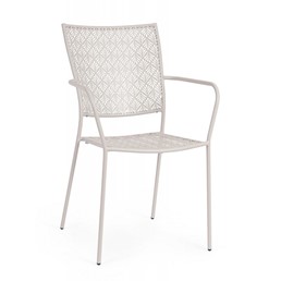 Krzesło Ogrodowe LIZETTE Beżowy