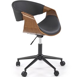 Fotel Gabinetowy BILBO Orzechowy/Czarny