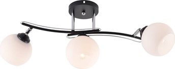 Żyrandol OLEKSI 3 Czarny/Miedziany