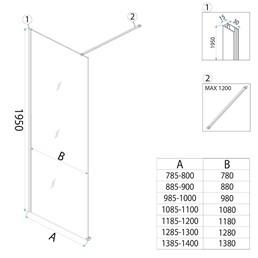 Zestaw Montażowy FLEXI Miedź Szczotkowany
