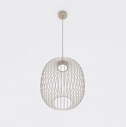 Lampa Wisząca MANTRA 1 Beżowy