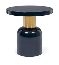 Stolik Kawowy NALIMA Fi41cm Niebieski