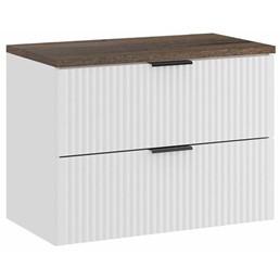 Zestaw Meblowy ADEL 80cm Biały Mat/Dąb Santa Fe Vintage