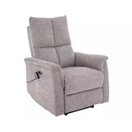 Fotel Rozkładany NEPTUN M Brego Szary/Czarny