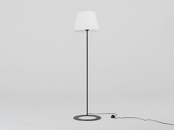 Lampa podłogowa SHADE FLOOR – klosz biały, cz