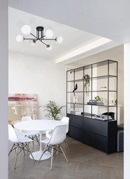 Lampa Sufitowa ISLA K-4915 Czarny/Patyna/Biały Matowy