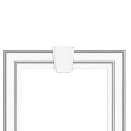 Kostka Ozdobna do Listwy KDS-31 11x8,3x5 cm Biały