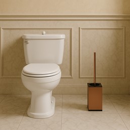 Szczotka do WC B110 Miedź Szczotkowana