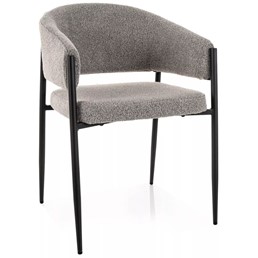 Krzesło AKITA Szary/Czarny Mat