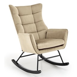 Fotel Bujany BAZALTO Beżowy