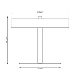 Lampa Stołowa NEMO LN2 Biały