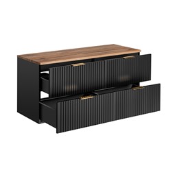 Zestaw 2 Szafek Łazienkowych z Blatem ADB B 120cm Wotan