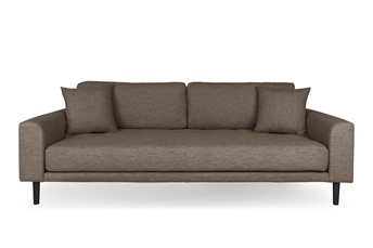 Sofa LIDO Trzyosobowa Brązowy/Czarny