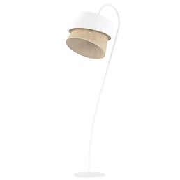 Lampa Podłogowa CANVA LP1 Biały/Naturalny