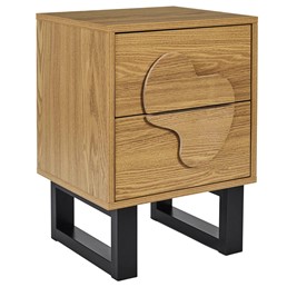 Szafka Nocna CALYPSO Dąb/Czarny