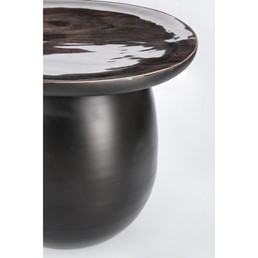 Stolik Kawowy ZAINAB fi40 Czarny