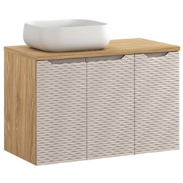 Zestaw Meblowy NIKA 90cm Beż/Dąb Olejowany