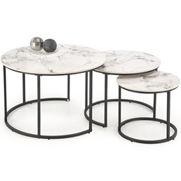 Ława GILDA fi80 Biały