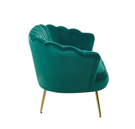 Sofa SF1-FX Zielony/Złoty