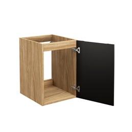 Szafka pod Blat LUXOR Czarny Mat/Dąb Olejowany