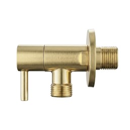 Zawór Kątowy 01 1/2" x 3/8" Złoty Szczotkowany