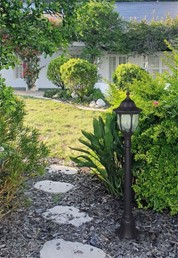 Latarnia Zewnętrzna VASCO K-6007A/L Czarny