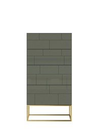 Komoda ROSE HILL RH03 Zielony/Złoty