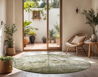 Dywan VIRGIN LAND Uranus Round 9627 240x240 cm Zielony