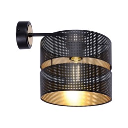 Kinkiet MALAVI K-5504 Czarny/Złoty