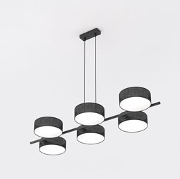 Lampa Wisząca DRUMZ 6 Czarny