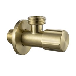 Zawór Kątowy 02 1/2" x 3/4" Złoty Szczotkowany
