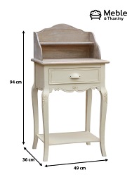 Szafka Rimini 115 36x49x94 Kremowy