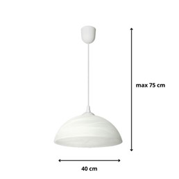 Lampa Wisząca MARGARET C Biały