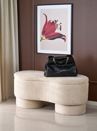 Ławka VIVA z Funkcją Pojemnika Beżowy