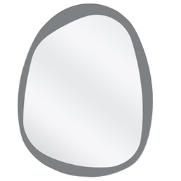 Lustro Ścienne PLAZA Srebrny/Niebieski