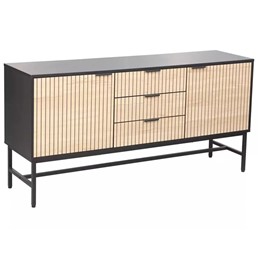 Komoda MAGO K1 Dąb/Czarny Mat