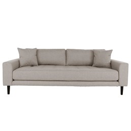 Sofa LIDO Trzyosobowa Beżowy/Czarny
