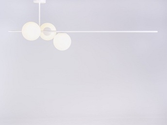 Lampa Wisząca Bobler Horizontal 17x150x50 Biały