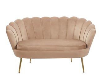 Sofa SF1-FX Cappuccino/Złoty