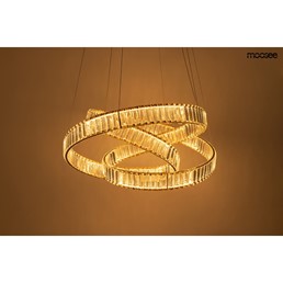 Lampa Wisząca WAVE 80 Złoty