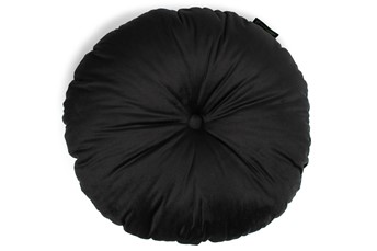 Okrągła Poduszka OLIWIA 40cm Czarny
