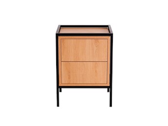 Regał Skap 1R1 Drawer x2 45x40x60 Dąb/Czarny