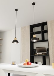 Lampa Wisząca SECO 1 Czarny