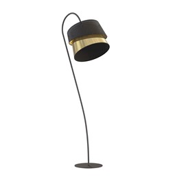 Lampa Podłogowa CANVA LP1 Czarny/Złoty