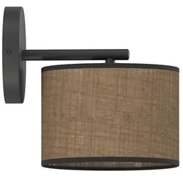 Kinkiet ECO K1 Czarny/Brązowy