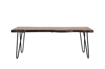 Ławka AV1781-48KD Avola 41x122x46 Czarny/Orzech